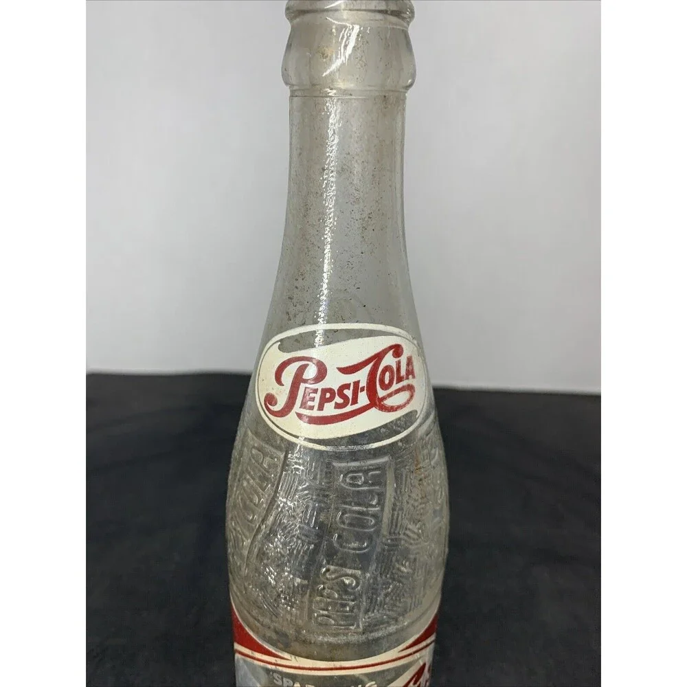Vintage New York NY Pepsi Cola ACL Soda Bottle 10oz